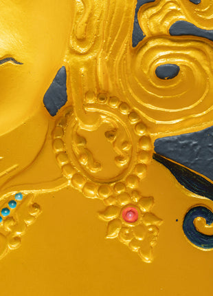 Guru Rinpoche Wooden Thangka | Tibetan Lotus Born, Guru Rinpoche