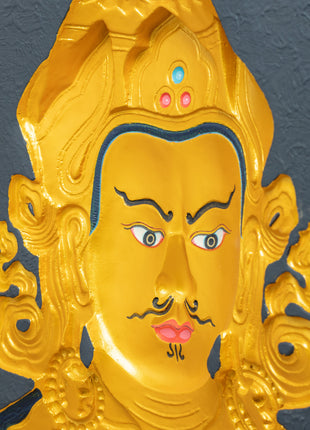 Guru Rinpoche Wooden Thangka | Tibetan Lotus Born, Guru Rinpoche