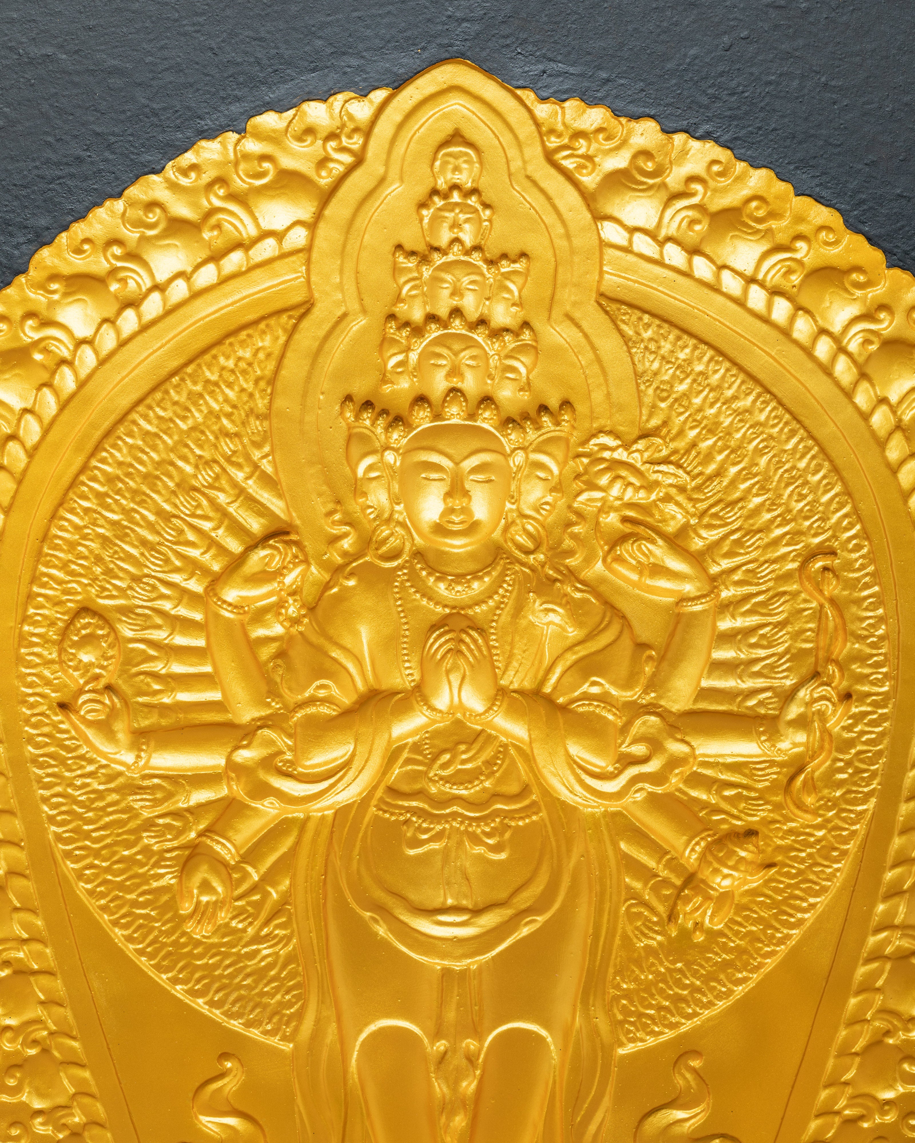 1000 armed Chenrezig Thangka | The Compassionate Buddha