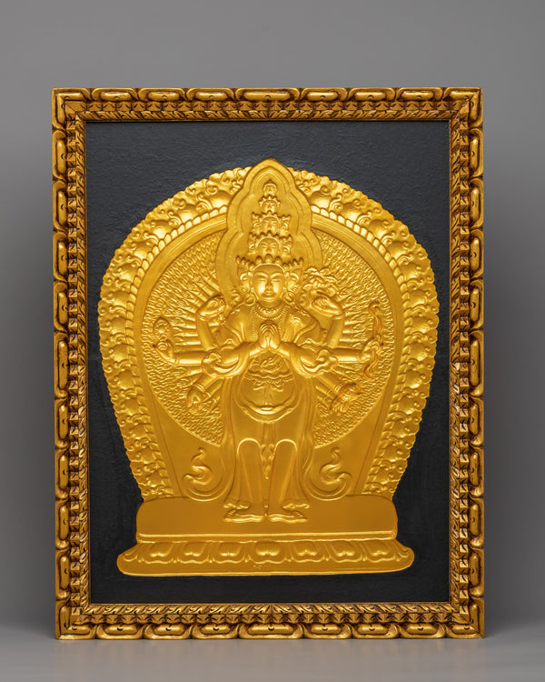 1000 armed Chenrezig Thangka | The Compassionate Buddha