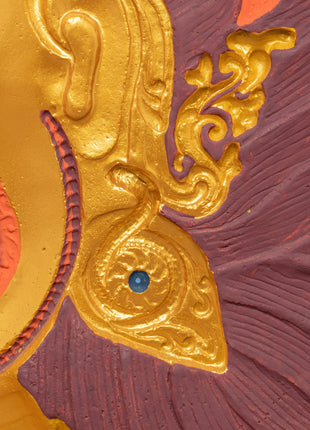 Relief Artwork in Wooden Play of Bhairava | Himalayan Art