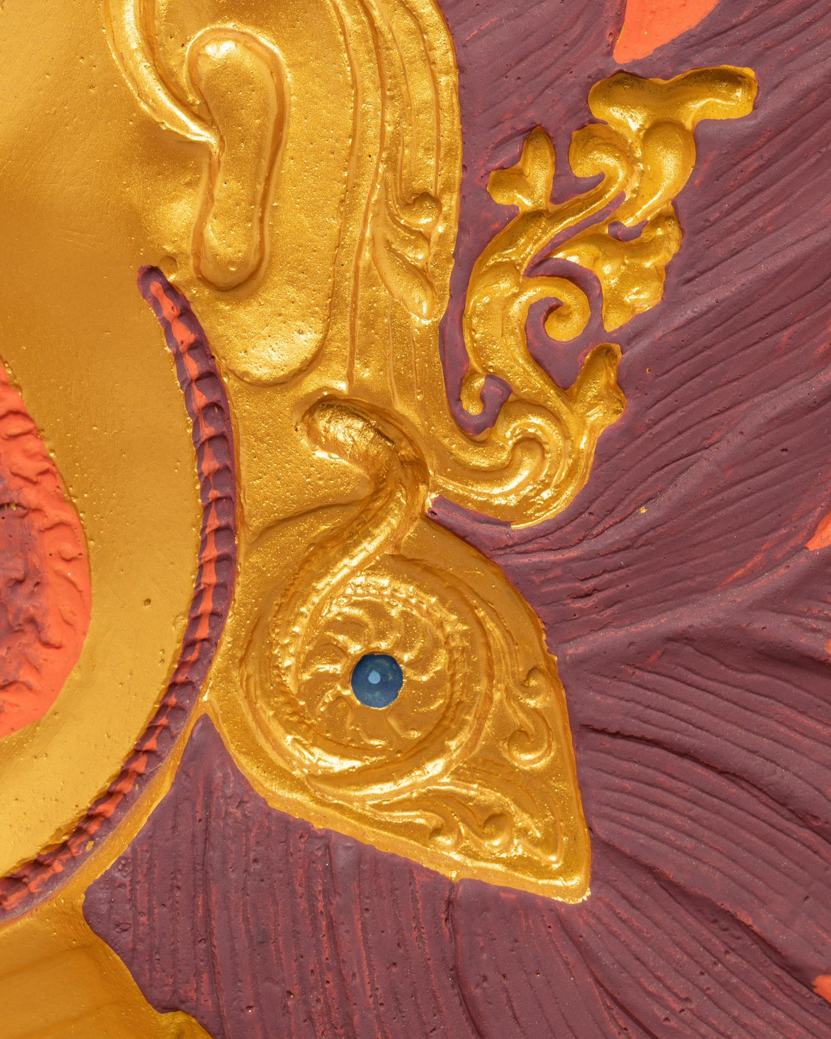Relief Artwork in Wooden Play of Bhairava | Himalayan Art