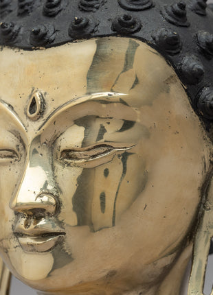 Buddhist Head of Buddha | Hand Carved Head for Meditation and Yoga