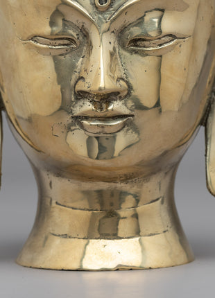 Buddhist Head of Buddha | Hand Carved Head for Meditation and Yoga