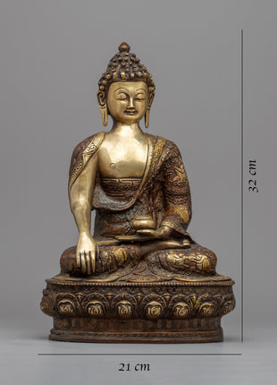 Statue Of Buddha Shakyamuni | The Enlightened One | Traditional Decors