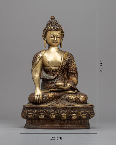 Statue Of Buddha Shakyamuni | The Enlightened One | Traditional Decors