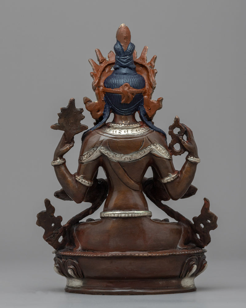 Namo Avalokiteshvara Chenrezig Statue | The Boddhisattva Of Compassion | Religious Home Decor