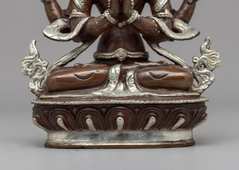 Namo Avalokiteshvara Chenrezig Statue | The Boddhisattva Of Compassion | Religious Home Decor