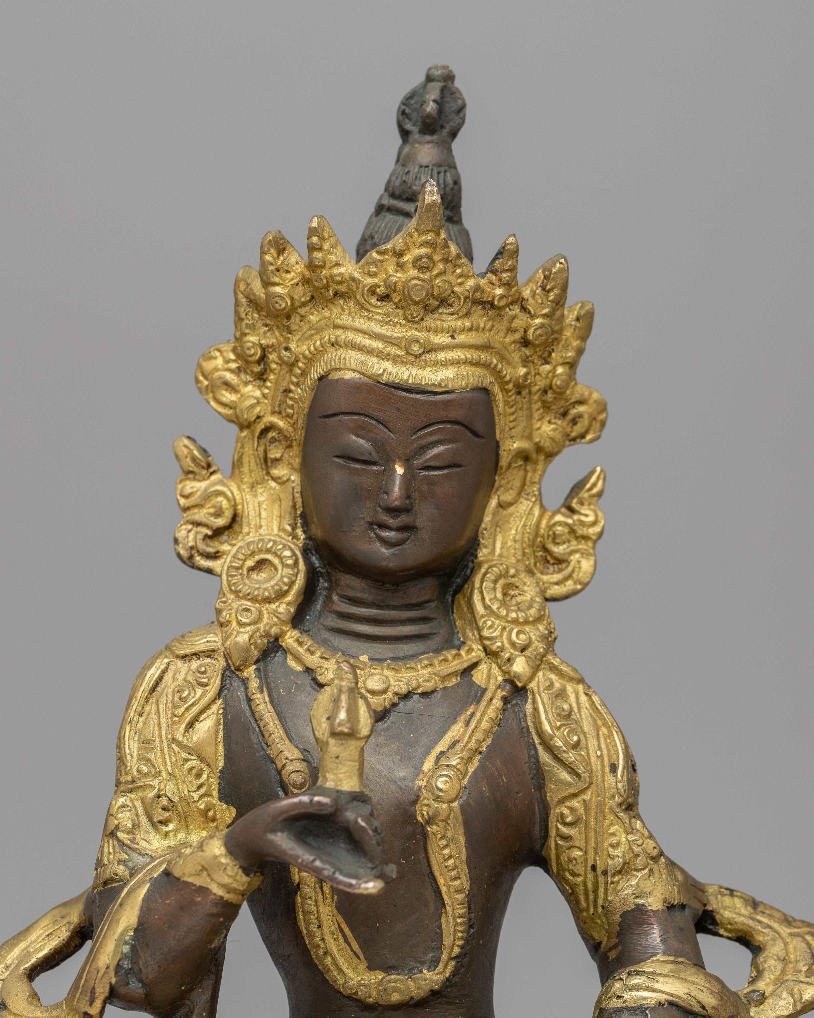Vajrasattva Mantra Practice Statue | Himalayan Artwork | Ritual Artifacts