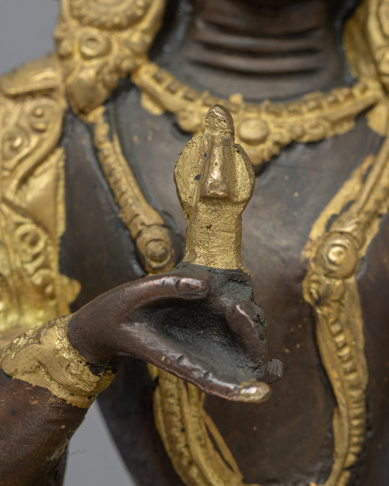 Vajrasattva Mantra Practice Statue | Himalayan Artwork | Ritual Artifacts