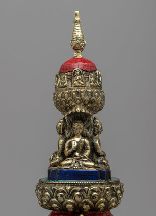 Buddhist Stupa Art | Hancrafted Stupa For the Ritual Practice