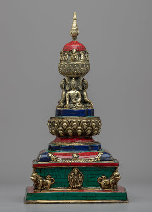 buddhist stupa art 
