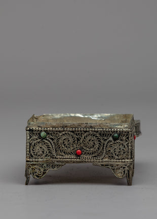 Buddhist Gift Box Treasure Chest | Mini Copper Treasure Box