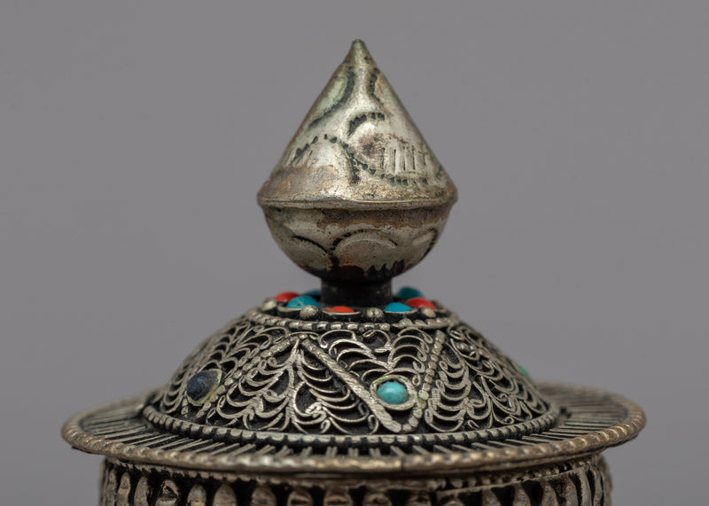 Dhupur Rice Pot | Silver plating Pot