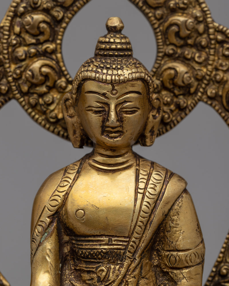 Shakyamuni Outdoor Buddha Statue | Traditional Himalayan Buddhist Artwork