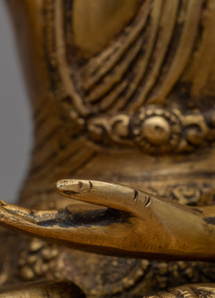 Meditating Buddha Statue | Crowned Shakyamuni Buddha