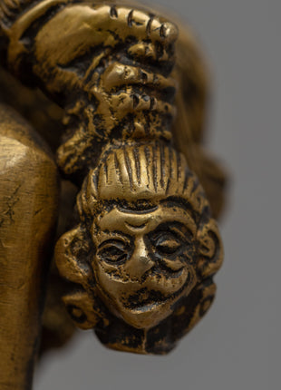 Wrath Full Kali Mata Statue | Traditional Tibetan Style Buddhist Sculpture
