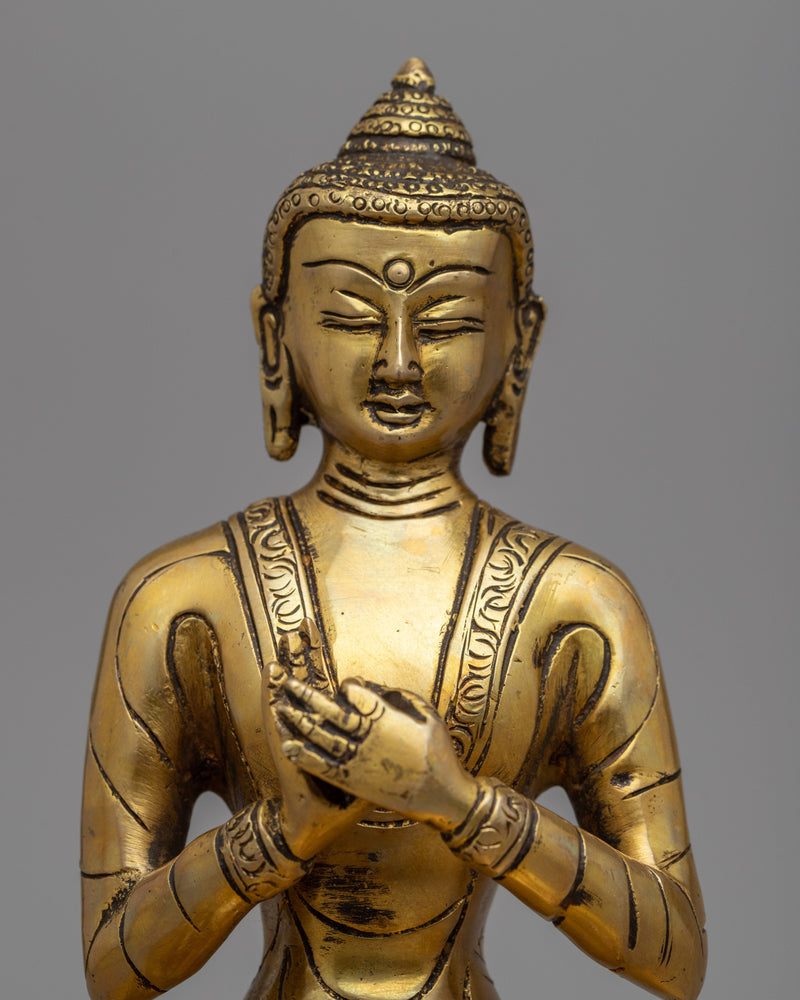Vairocana Buddha Statue | Traditionally Made Himalayan Sculpture