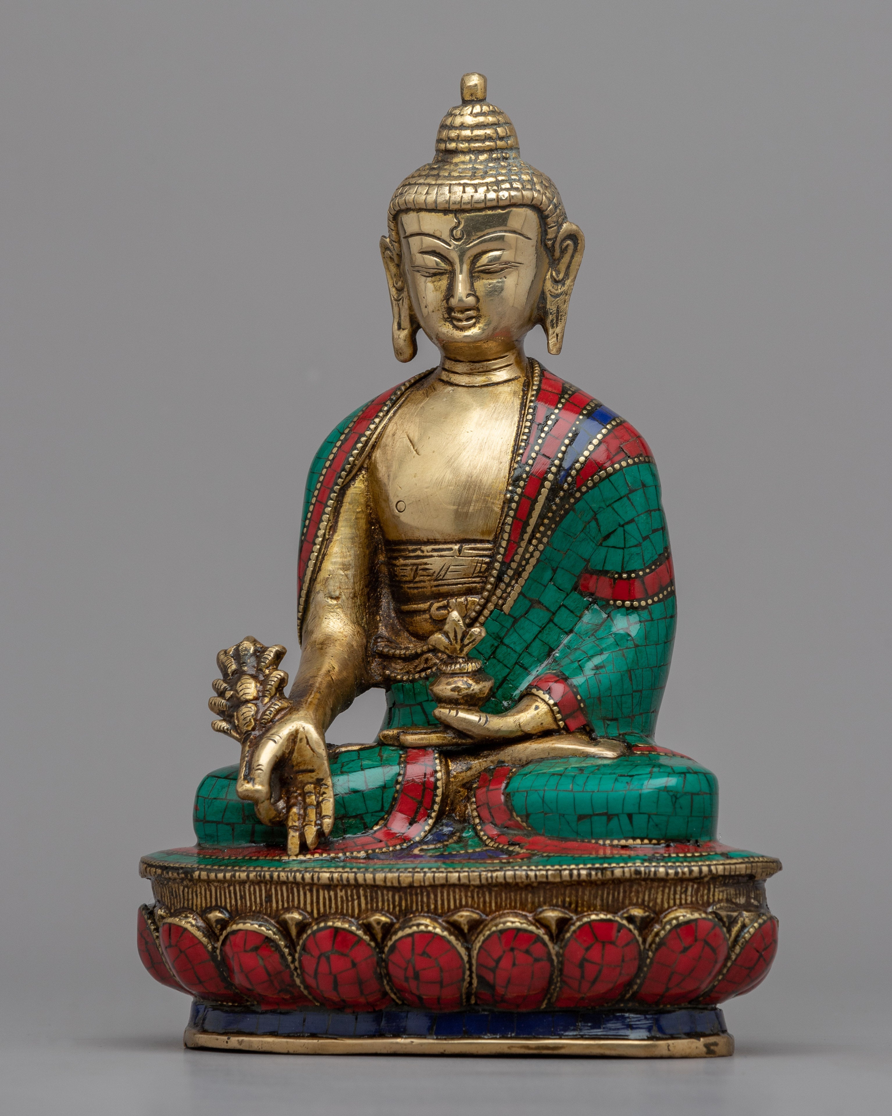 Meditating Medicine Buddh Figurine | Inner Peace and Holistic Balance