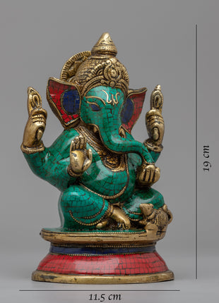 Lord Ganesha Statue | Traditional handcrafted Brass Sculpture