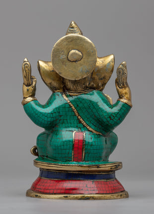 Lord Ganesha Statue | Traditional handcrafted Brass Sculpture