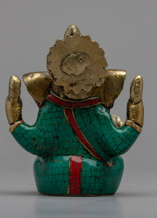 Brass Ganesha Statue | Handmade Artwork