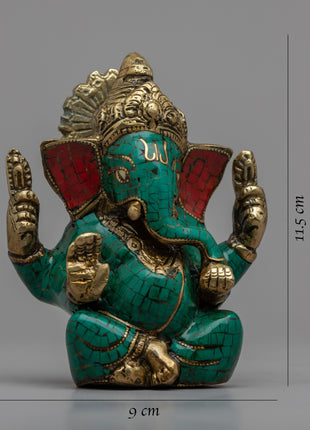 Brass Ganesha Statue | Handmade Artwork