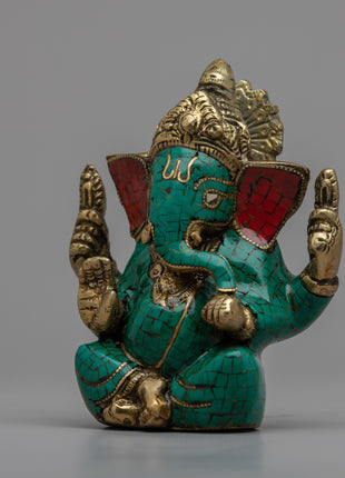 Brass Ganesha Statue | Handmade Artwork
