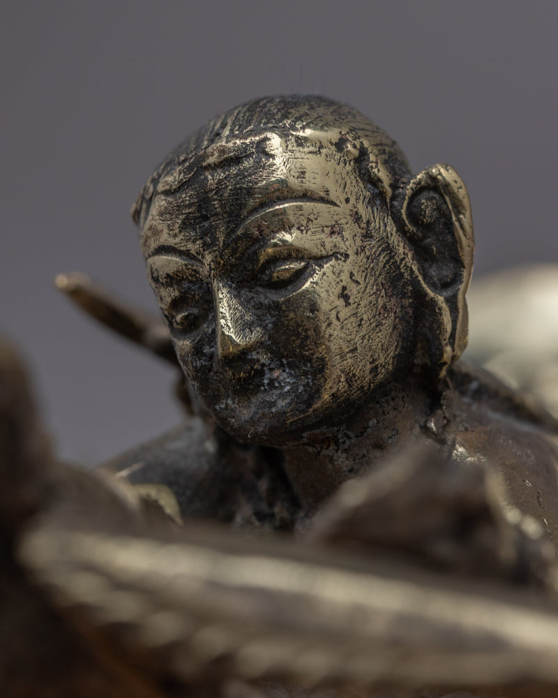 Manjushri Mantra Practice Statue | Traditional Handcrafted Buddhist Art