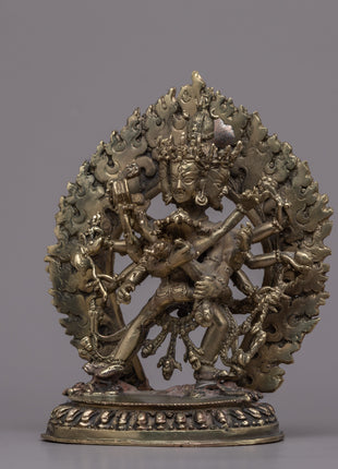 Heruka Chakrasamvara Consort Statue | Fine Sculpture Art