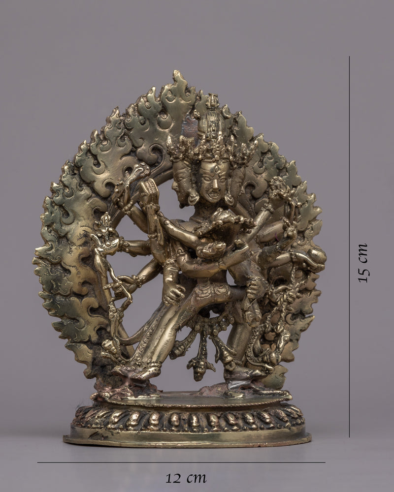 Heruka Chakrasamvara Consort Statue | Fine Sculpture Art