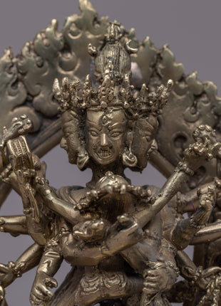 Heruka Chakrasamvara Consort Statue | Fine Sculpture Art