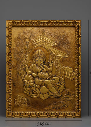 Ganesh Wall Relief Art | Wall Hanging