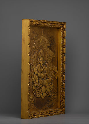 Ganesh Wall Relief Art | Wall Hanging