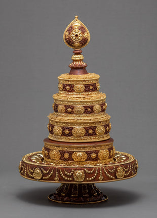 Traditional Rice Offering Mandala