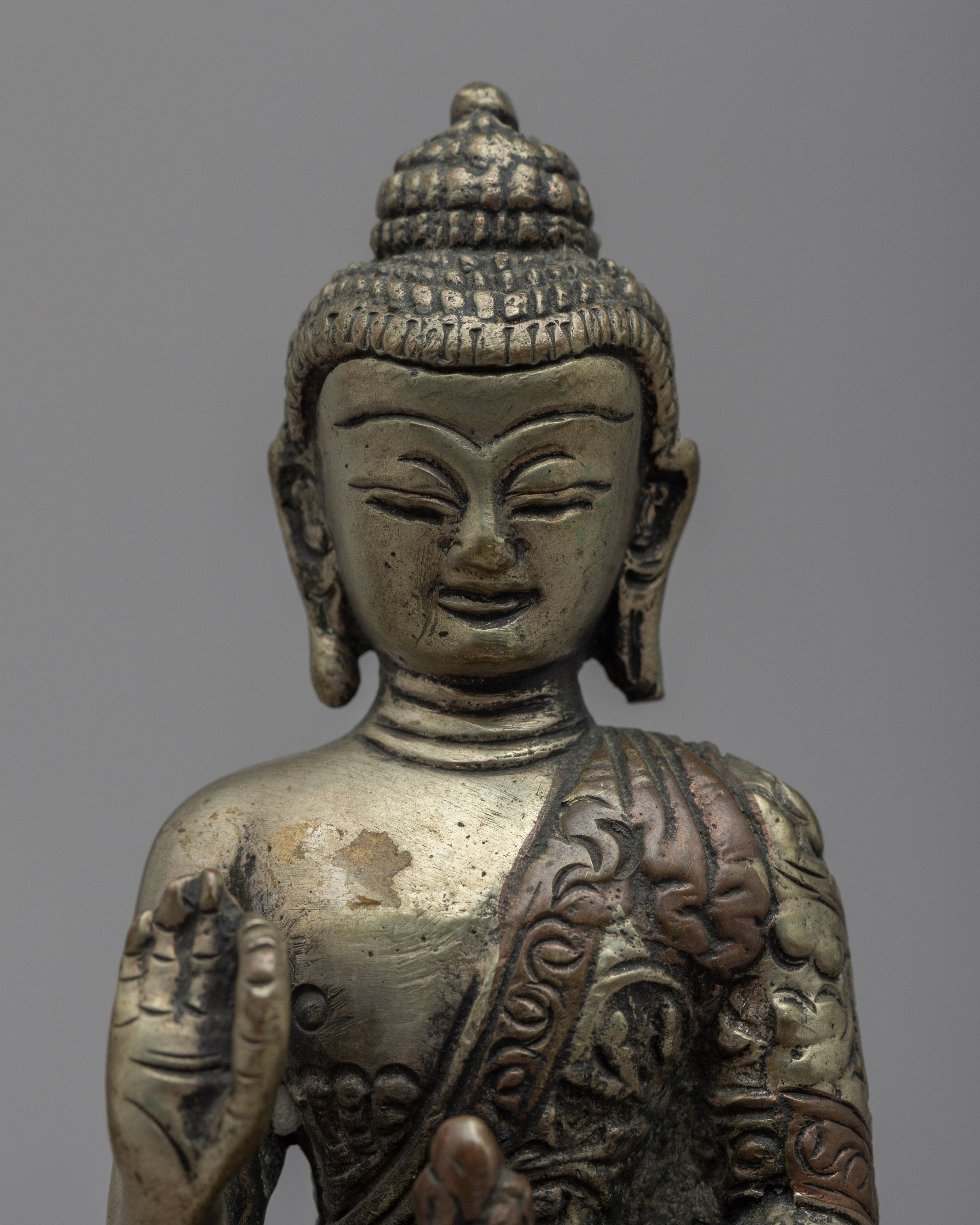 Medicine Buddha Meditation Statue | Traditionally Crafted Sculpture