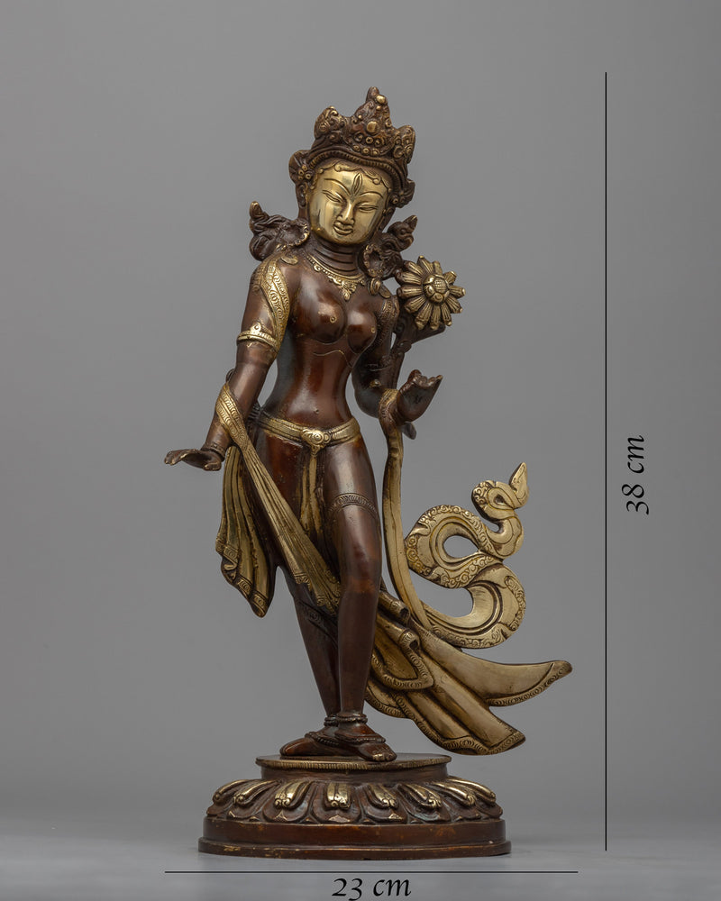 The White Tara Goddess of Compassion Statue | Divine Feminine Energy and Grace