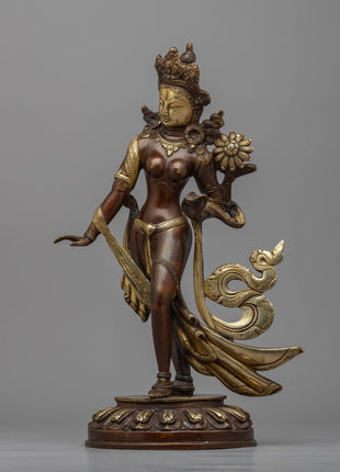 The White Tara Goddess of Compassion Statue | Divine Feminine Energy and Grace