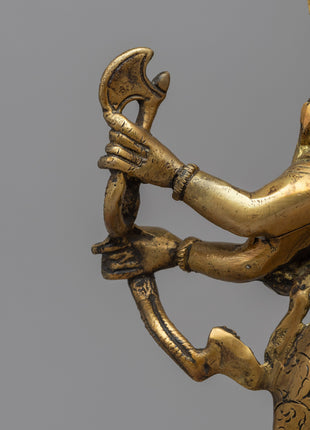 Brass Ganesh Statue | Auspicious Figure for Success and Blessings