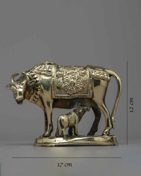 Cow Statue Decor | Brass Statue For Decor