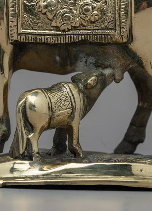 Cow Statue Decor | Brass Statue For Decor