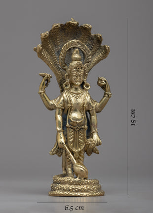 Vishnu Avatar Statue | Brass Sculpture for the Good Luck