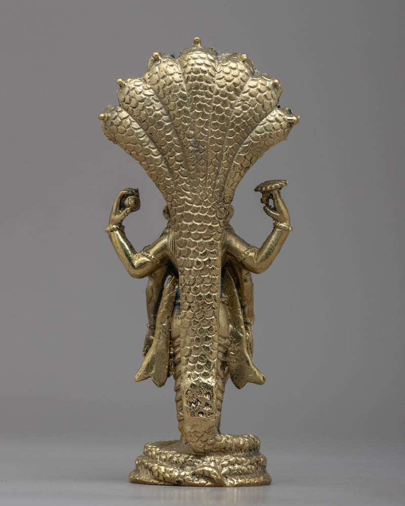 Vishnu Avatar Statue | Brass Sculpture for the Good Luck
