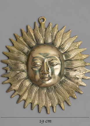 Sun Wall Decor Indoor | Brass Decorative Item