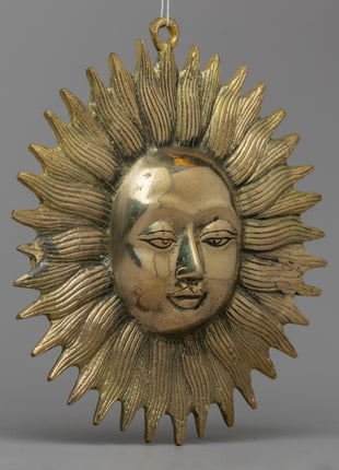 Sun Wall Decor Indoor | Brass Decorative Item