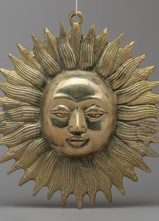 Sun Wall Decor Indoor | Brass Decorative Item