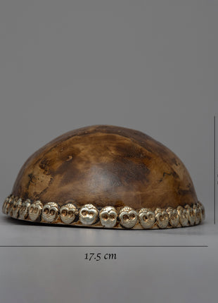 Kapala Skull Cup | Traditional Handcrafted Buddhist Art