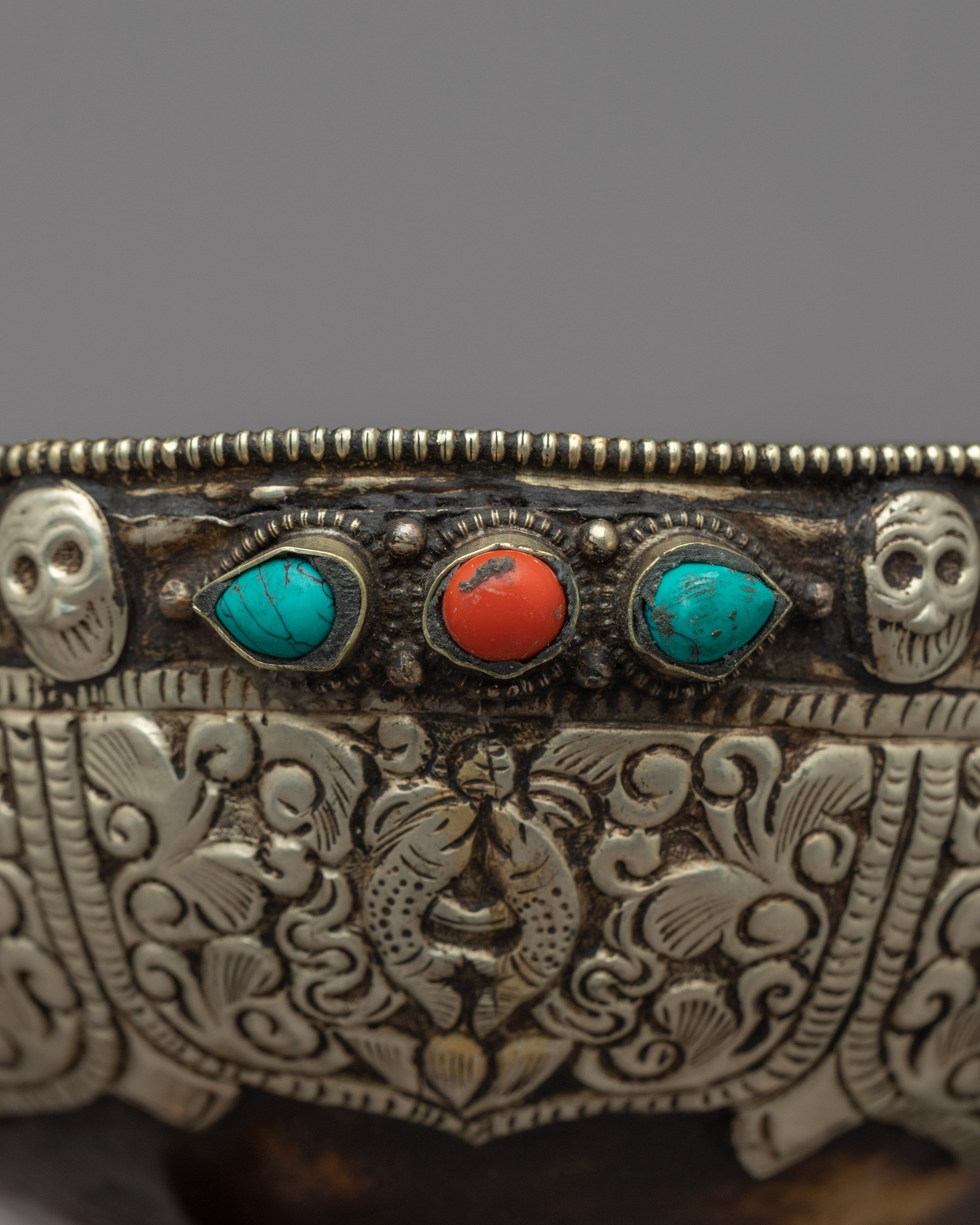 Buddhist Skull Sup"Kapala" | Tibetan Kapala for Offering