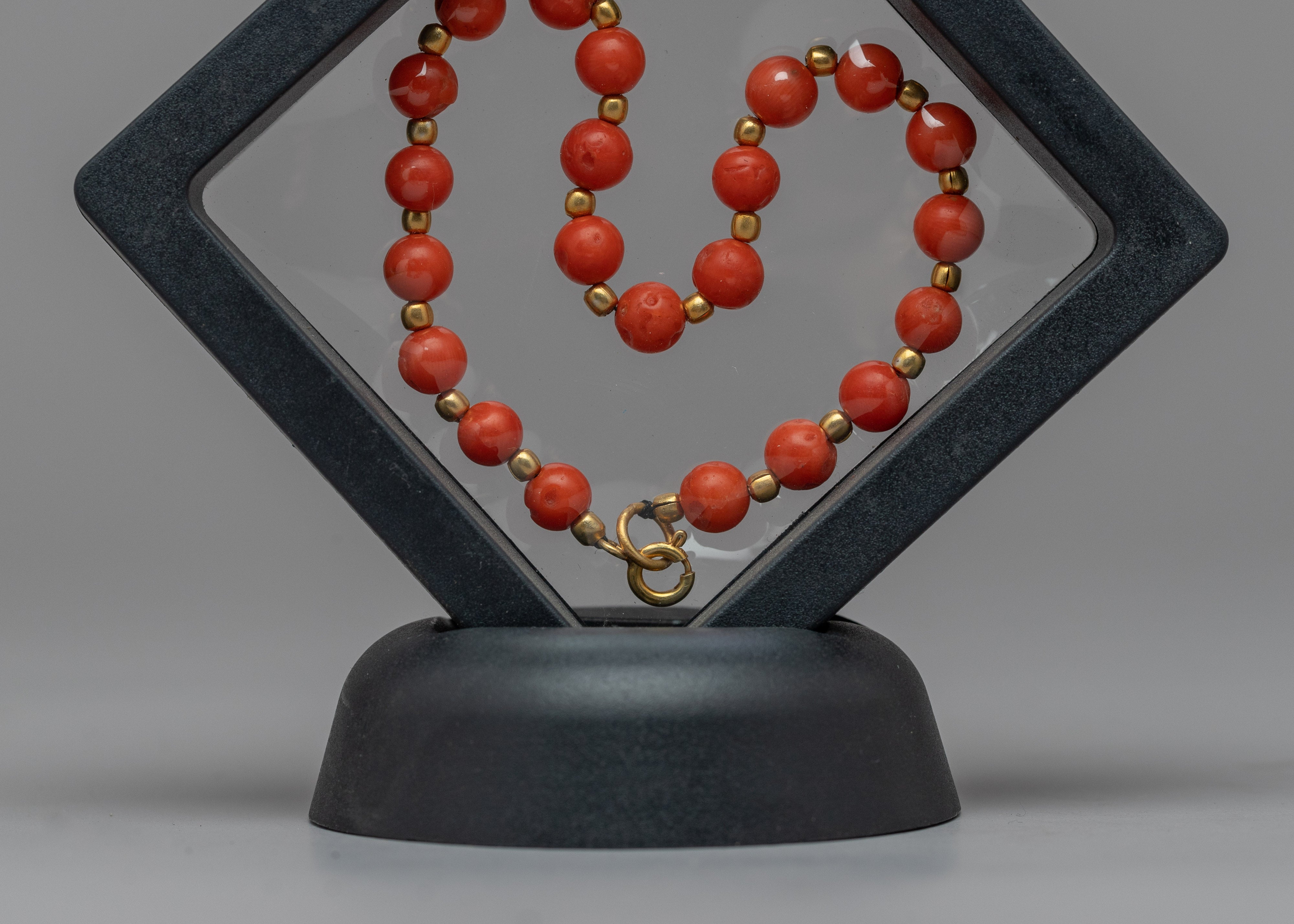 Tibetan Mala Beads in Frame | Himalayan Beads For the Meditaion
