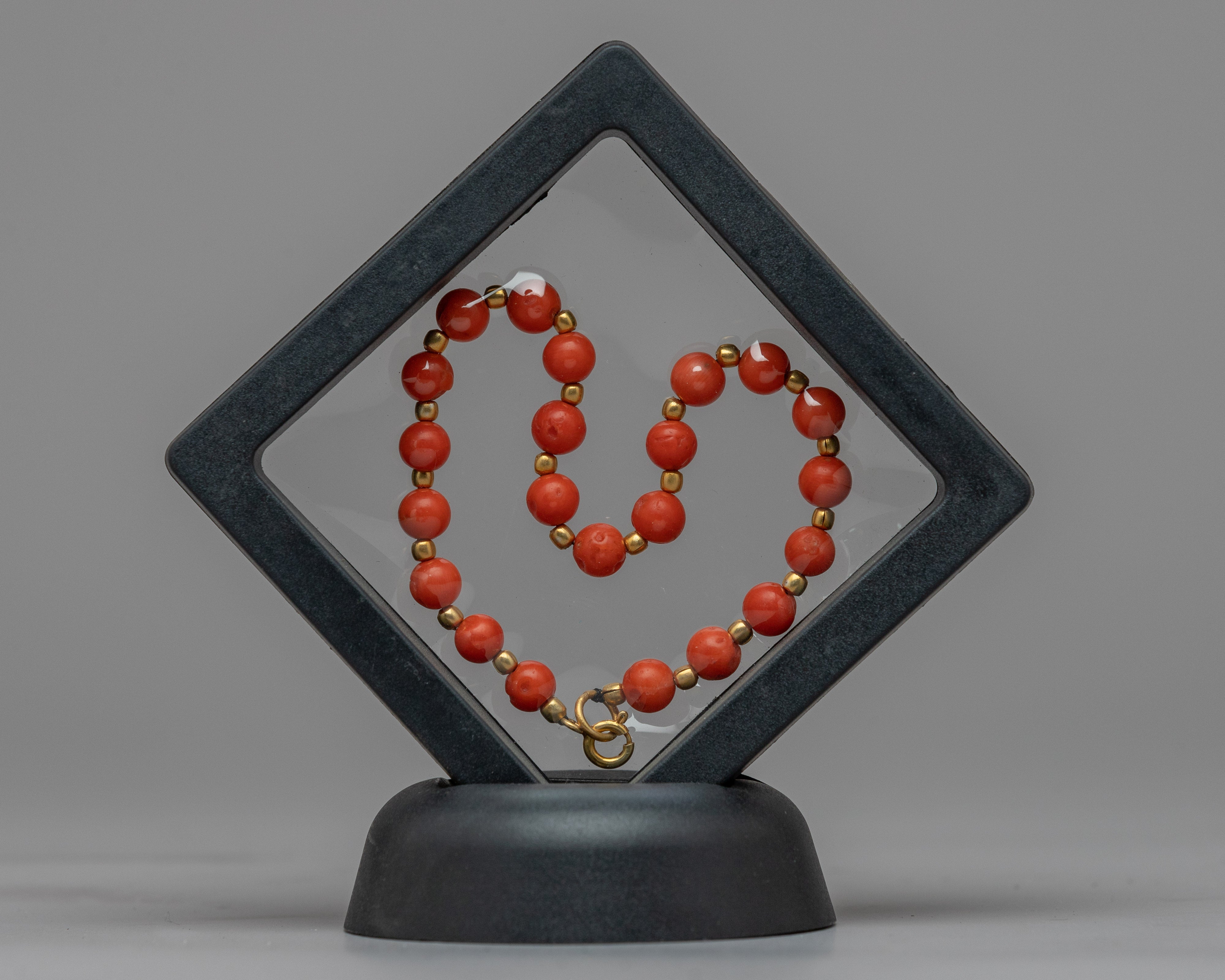 Tibetan Mala Beads in Frame | Himalayan Beads For the Meditaion
